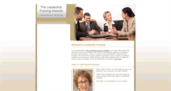 Desktop Screenshot of leadershipframing.com
